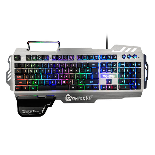 Metal Gaming Keyboard Backlit Keyboard Office